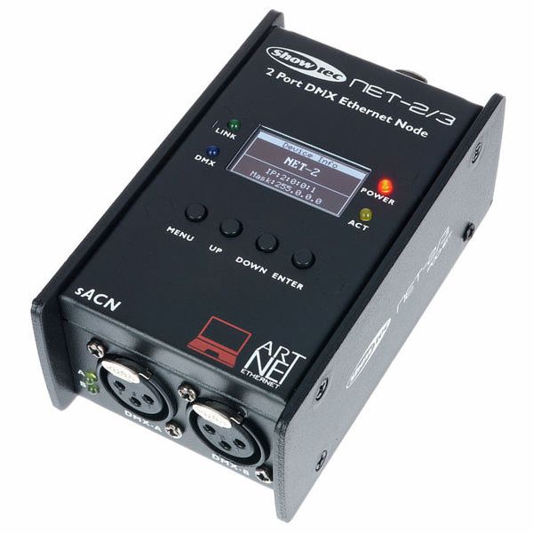 Location Showtec Node DMX NET-2/3 Pocket